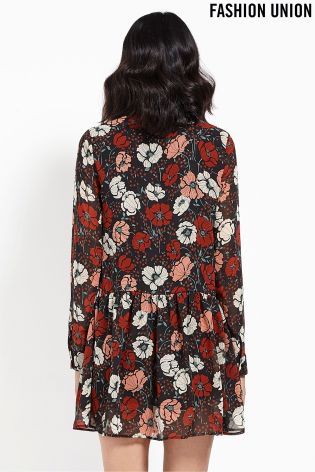 Fashion Union Long Sleeve Dress